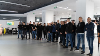 Футболистите и треньорският щаб на Ботев Пловдив посетиха фотоизложбата посветена