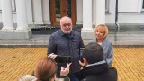 Бабикян отдава почит на Ботев пред Съдебната палата