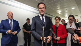 Генералният секретар на НАТО Марк Рюте заяви преди срещата си