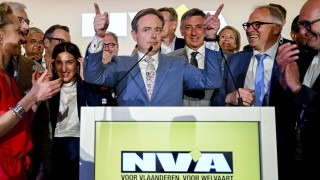 Фламандската националистическа партия N VA Нов фламандски алианс е на