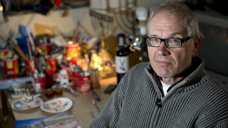 Шведският художник Ларс Вилкс който получи преди години смъртни заплахи