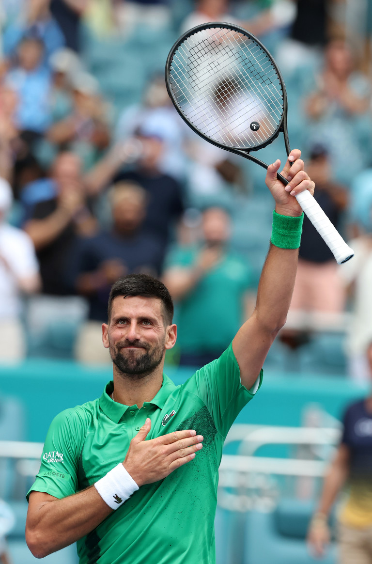 Новак Джокович на Miami Open 2025