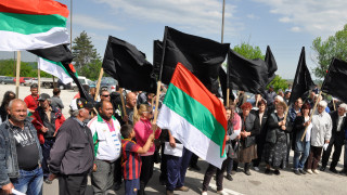 Животновъди протестират край Хасково 