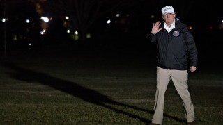 Президентът на САЩ Доналд Тръмп се завърна от посещението си