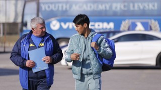 Най новото попълнение на Левски Еркебулан Сейдахмет проведе първата си тренировка със