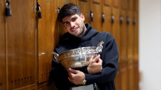 Испанската тенис звезда Карлос Алкарас който наскоро спечели Откритото