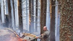 Овладян е най-тежкият фронт на пожара в Национален парк "Рила"