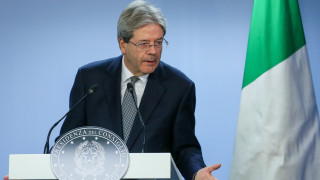 Италианският премиер Паоло Джентилони заяви че ще предложи на парламента
