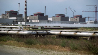 Руските сили планиратот града обслужващ окупираната Запорожка атомна електроцентрала което
