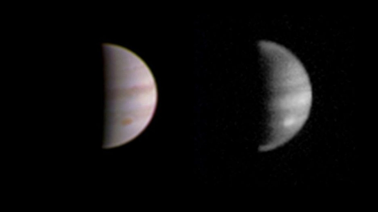 Сондата „Джуно" се приближи максимално до Юпитер