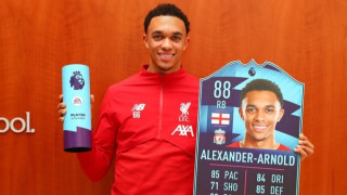 Младият защитник на Ливърпул Трент Александър Арнолд стана Играч на месец