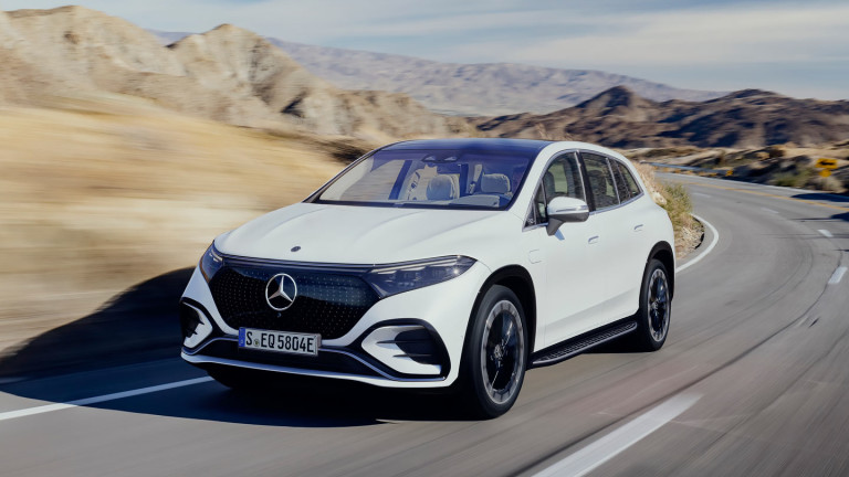 Mercedes-Benz представи нов флагмански електрически кросоувър, наречен EQS SUV с