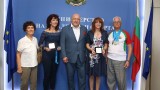  Министър Кралев се срещна с медалистите от IX Световни Мастърс игри 
