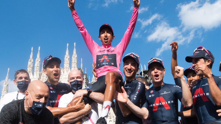 Колумбиецът Еган Бернал спечели Колоездачната Обиколка на Италия. Състезателят на