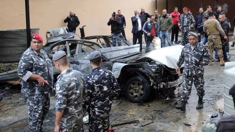 Бомбена експлозия рани представител на Хамас в ливанския град Сидон,