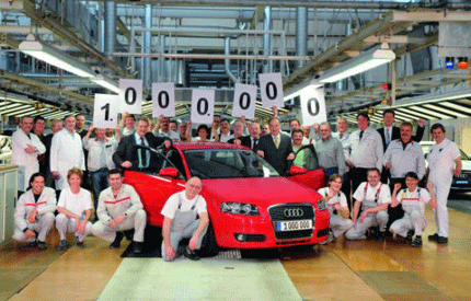 Милион от второто поколение на Audi A3  