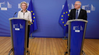 Председателят на Европейската комисия Урсула фон дер Лайен и върховният