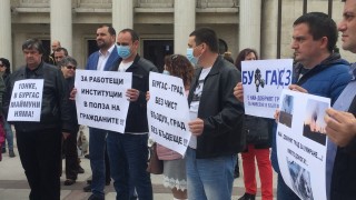 Нов протест беше организиран в Бургас срещу мръсния въздух съобщи