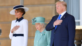  Мелания Тръмп, Доналд Тръмп, кралица Елизабет II и срещата им в Бъкингамския замък 
