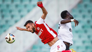 Защитникът Лумбард Делова взе участие в днешната тренировка на ЦСКА