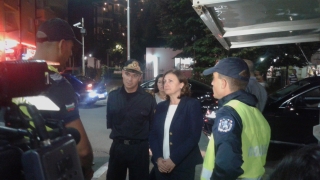 Бъчварова предприе нощна обиколка на Слънчев бряг