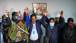 Кандидатът на социалистите в Боливия Луис Арсе вероятно печели президентските