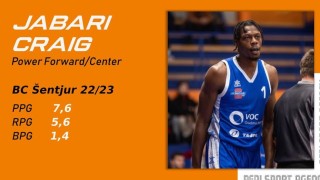 Мъжкият баскетболен тим на Берое привлече 28 годишния канадец Джабари Крейг