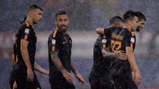 Рома съсипа Верона под дъжда на "Олимпико" (ВИДЕО)