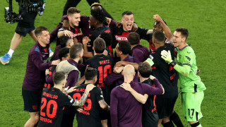 Пореден гол в самия край удължи феноменалната серия на Байер (Леверкузен), "аспирините" са на финал в Лига Европа