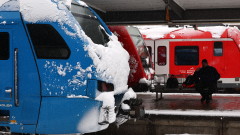 Снежен ад скова железниците в Германия