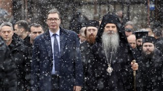 Президентът на Сърбия Александър Вучич е на посещение в доминираните