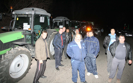 170 трактора влязоха в София