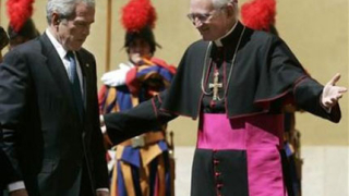 И в Италия протестират срещу Буш