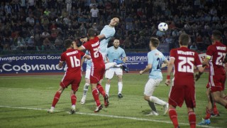 Срещата от Първа лига между отборите на Дунав Русе и