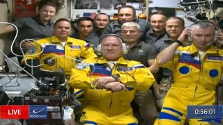 Подкрепа за Украйна и от Международната космическа станция 