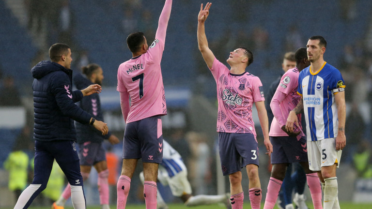 Евертън унижи Брайтън като гост и напусна зоната на изпадащите