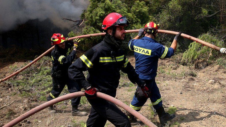 Задържаха българин за поредица пожари в Северна Гърция