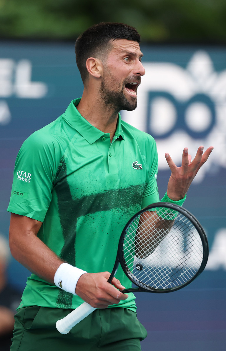 Новак Джокович на Miami Open 2025