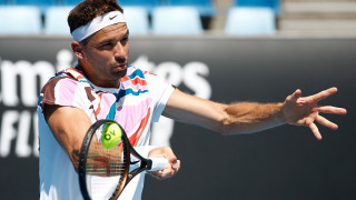 Единственият българин в тенис елита Григор Димитров загуби с 1 6