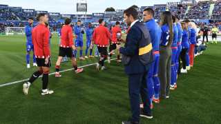 Играчите на Хетафе излязоха на терена със своите майки а