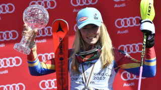 Водачката в генералното класиране за Светвоната купа в алпийските ски