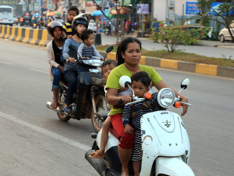 Честа панорама по улиците на Сием Реап