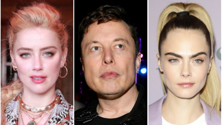 Били ли са в едно легло Илон Мъск, Амбър Хърд и Кара Делевин
