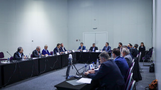 Дискусията между партиите Продължаваме промяната БСП ИТН и ДБ в