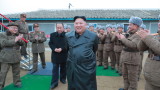  Ким Чен-ун персонално следил теста на реактивна система за залпов огън 