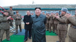 Ким Чен-ун лично наблюдавал теста на реактивна система за залпов огън