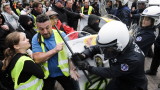  Сблъсъци сред жълти жилетки и полиция в Брюксел 