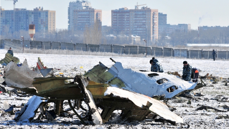 Разбилият се Boeing в Ростов на Дон изправен до последната минута