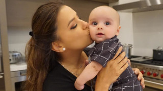 Ева Лонгория и шест месеца бебе Сантяго