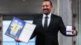  Премиерът на Етиопия получи Нобела за мир: Войната е олицетворение на пъкъла 